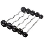 EZ rubber barbell set