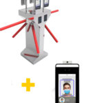 Kombinim Barriere me Tre Kraka Dyanëshe + Pajisje për Njohjen e Fytyrës 8″